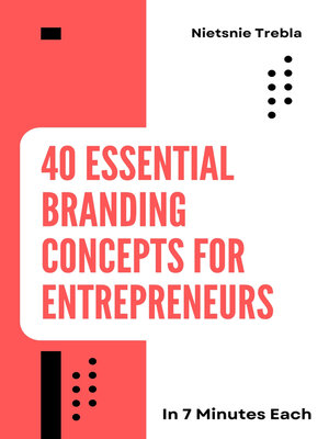 cover image of 40 Essential Branding Concepts for Entrepreneurs in 7 Minutes Each